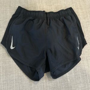 Nike dri-fit xs black running shorts